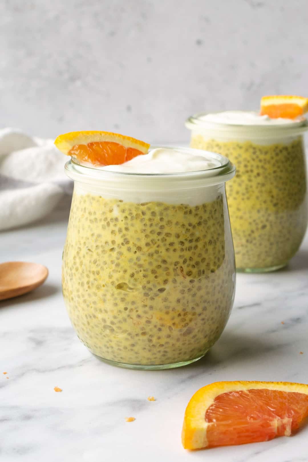 Orange Creamsicle Chia Pudding - Emily Maude Nutrition