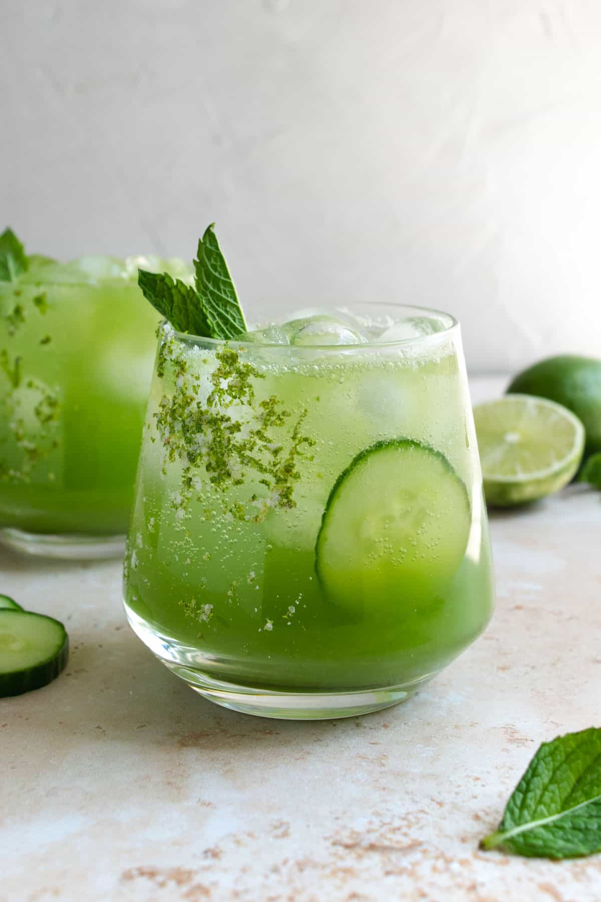 Cucumber Apple Cider Vinegar Mocktail